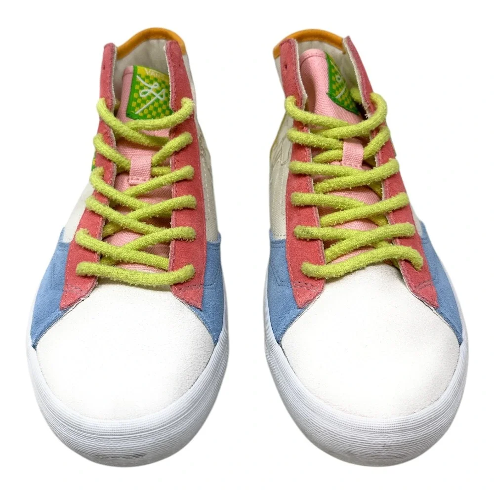 Vans Sesame Street Sk8-Hi Kids Size 3 Multicolor Elmo Cookie Monster Sneakers